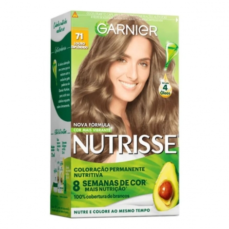 Tinta de Cabelo Nutrisse Creme 71 Louro Esplêndido Garganier