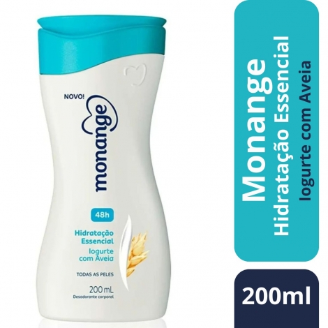 Hidratante Corporal Monange Vida Ativa Iogurte Com Aveia 200ml