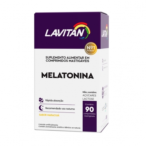 Melatonina Lavitan Maracujá 90 Comprimidos