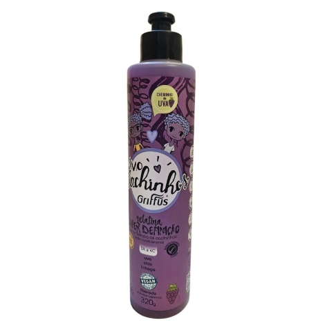 Gelatina Amo Cachinhos Uva 320g – Sabor Intenso e Textura Suave