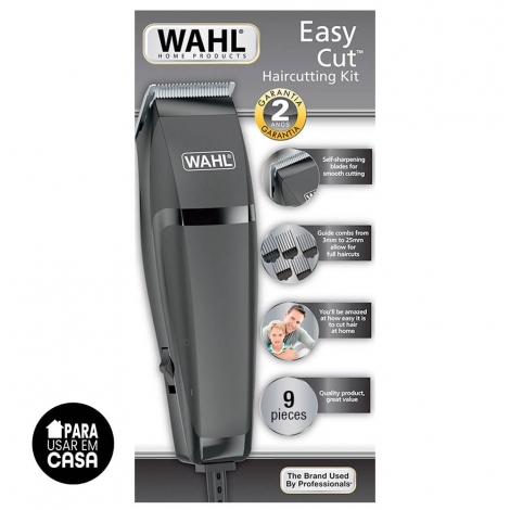 Wahl Easy Cut Black – Máquina de Corte Compacta e Eficiente 110 V