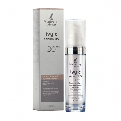 Protetor Solar Rejuvenescedor Facial Ivy C Uv Serum Fps 30