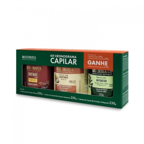 Bio Extratus Kit Cronograma Capilar Desvita 730g
