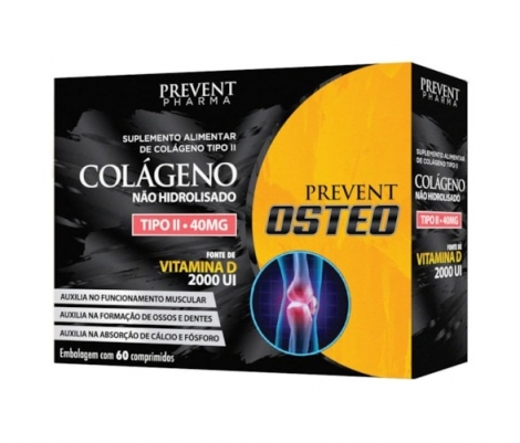 Osteo Plus Articulação Forte – Colágeno Tipo II + Magnésio + Vitamina D – 60 Cápsulas