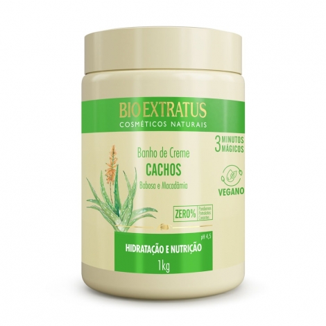 Bio Extratus Banho de Creme Cachos 1Kg – Hidratação e Definição