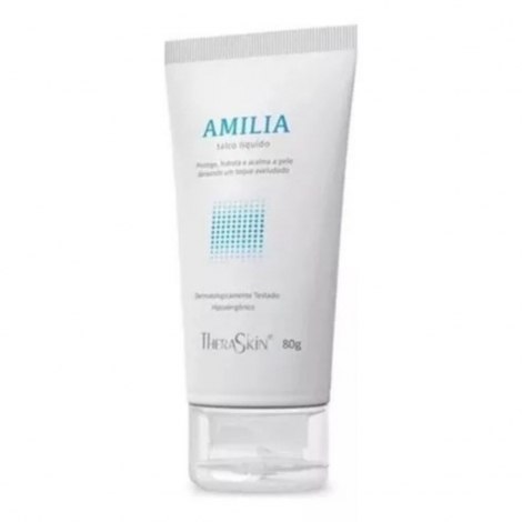 Talco Líquido Corporal Multireparador Amilia Theraskin 80g