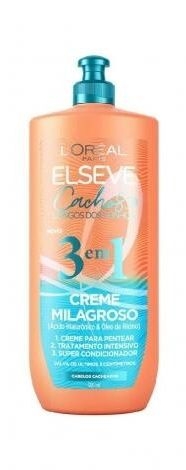 CREME MILAGROSO 3 EM 1 ELSEVE CACHOS LONGOS DOS SONHOS 500ML