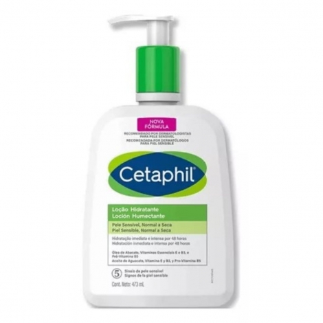 Nova Fórmula Loção Hidratante Cetaphil Pele Sensível 473ml