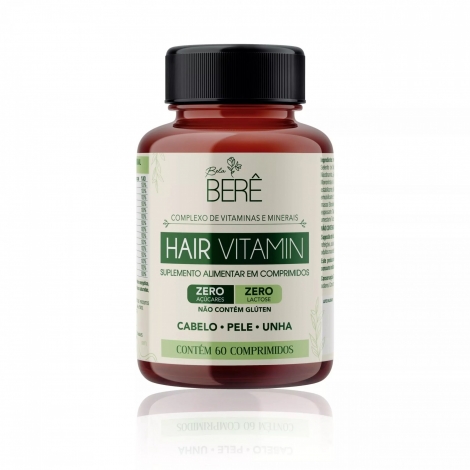 Bela Berê Hair Vitamin – Tratamento Completo de 60 Dias para Cuidado Capilar