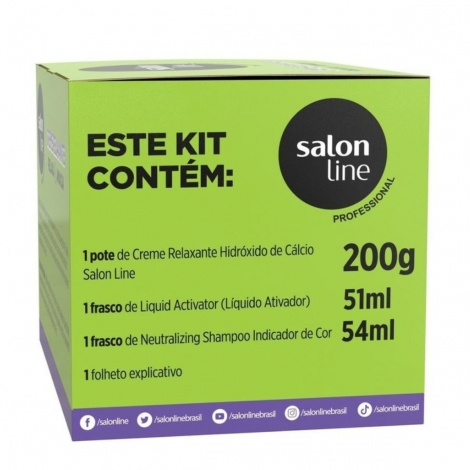 Creme Relaxante Cachos Definidos Coco E Avelã Salon Line