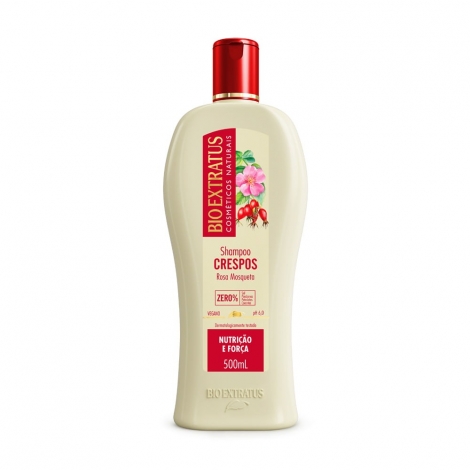 Shampoo Bio Extratus Crespos 500ml – Hidratação Intensa para Cabelos Crespos