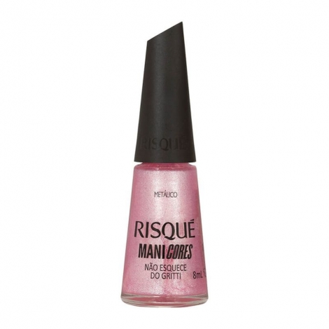 Esmalte Risqué ManiCores Não Esquece do Gritti 8ml – Cor Vibrante e Cheia de Atitude