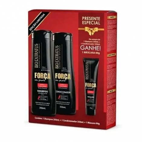 Kit Bio Extratus Força com Pimenta — Crescimento e Brilho