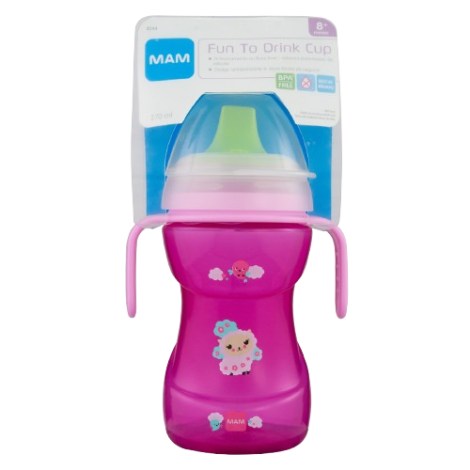 Copo de Treinamento MAM Fun To Drink Girls 270ml