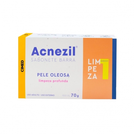 Acnezil Sabonete Pele Oleosa Cimed 70g