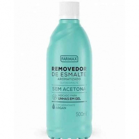 Farmax Removedor de Esmalte Líquido Argan 500ml
