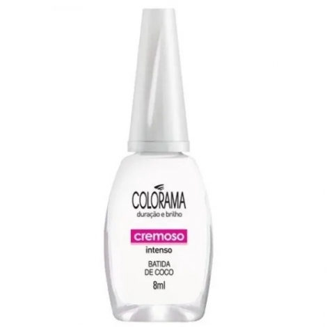 Esmalte Colorama Batida de Coco Cremoso 8ml – Nude Suave e Natural