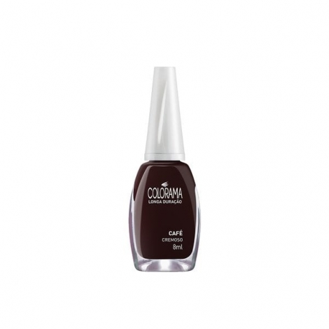 Esmalte Colorama Cremoso Café 8ml – Elegância Clássica