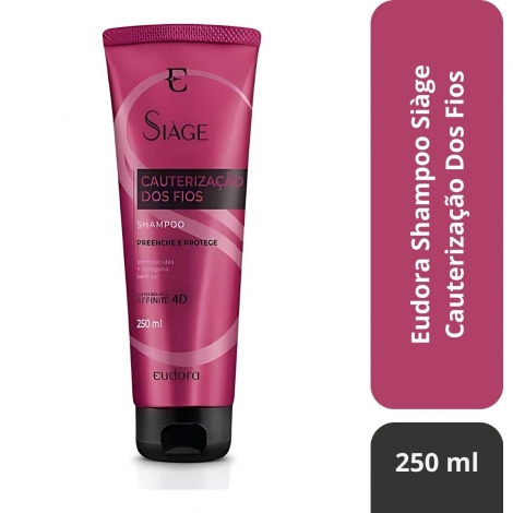 Eudora Shampoo Siàge Cauterização Dos Fios 250ml