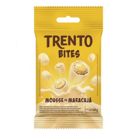 Trento Bites Pequeno Mousse de Maracujá – Sabor Refrescante