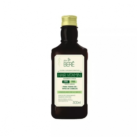 Bela Berê Condicionador Hair Vitamin 300 mL – Fortalecimento e Crescimento Capilar