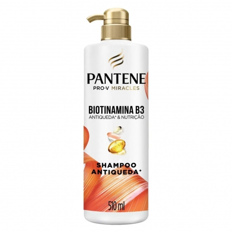 Shampoo Pantene Biotinamina B3 Antiqueda e Nutrição 510ml