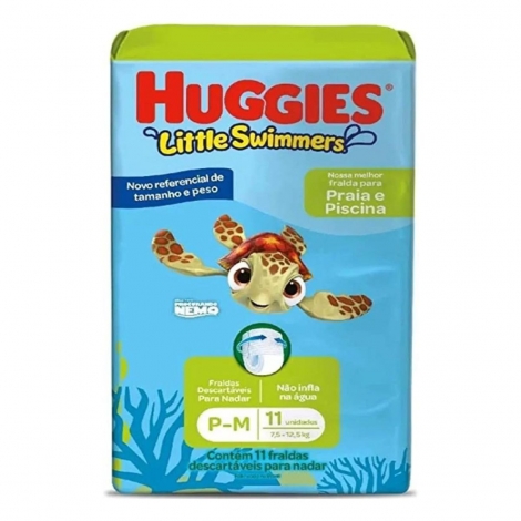 Fralda Huggies Little Swimmers P M 11 Unidades