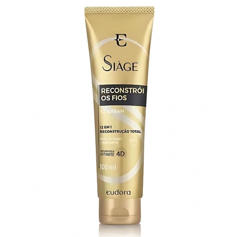 Eudora Cc Cream 12 Em 1 Siàge Reconstrói Os Fios 100ml