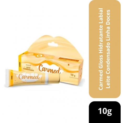Carmed Gloss Hidratante Labial Leite Condensado Linha Doces