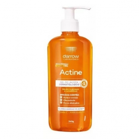 Gel De Limpeza Facial Darrow Dermatológico Vitamina C 240g