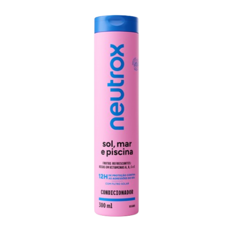 Condicionador Neutrox 300ml – Sol, Mar e Piscina com Hidratação Profunda