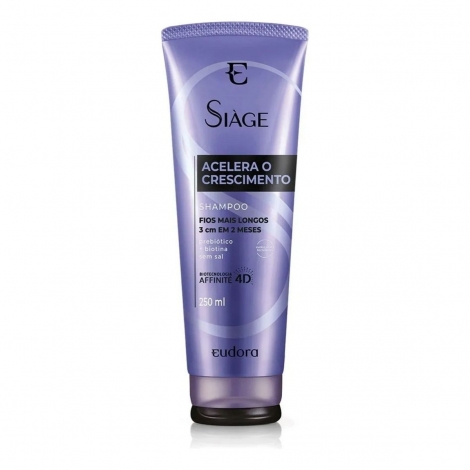 Eudora Siàge Shampoo Acelerador de Crescimento Capilar 250ml