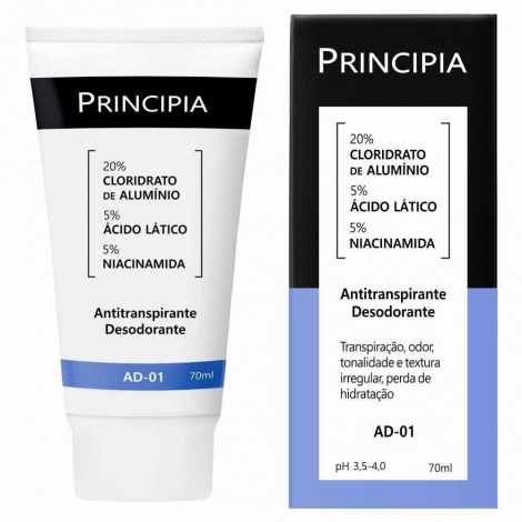 Desodorante Antitranspirante Principia 70ml Toque Seco