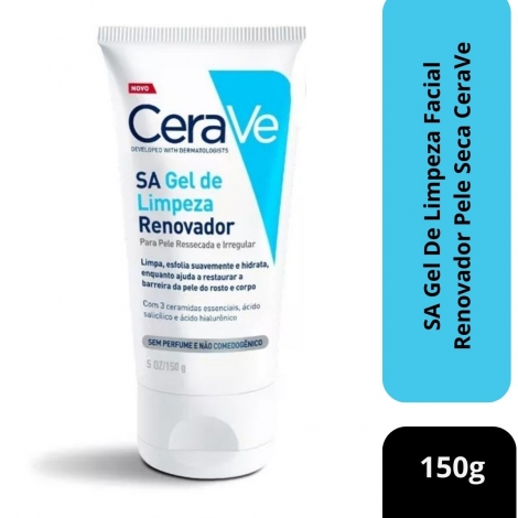 SA Gel De Limpeza Facial Renovador Pele Seca CeraVe 150g