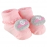 Meia Bichinho LED Pimpolho Rosa Concha 00-15 – Conforto e Diversão para os Pezinhos do Bebê