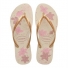 Sandália Havaianas Slim Organic Bege Dourado 37/38