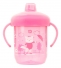 Copo de Treinamento Pimpolho Rosa Gato 240ml – Conforto e Segurança para os Primeiros Passos