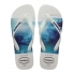 Sandália Havaianas Hype Branco e Azul 37/38
