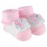 Meia Bichinho LED Pimpolho Rosa Borboleta 00-15 – Estilo e Diversão para os Pezinhos do Bebê