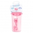 Copo Inclinado com Canudo Pimpolho Rosa 380ml – Praticidade e Estilo para os Passeios das Pequenas