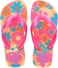 Sandália Havaianas Kids Flores Pêssego 29/30