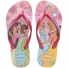 Sandália Havaianas Kids Slim Princess Rosa Clay 27/28