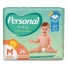 Fralda Personal Baby Bronze Jumbinho M 18 Unidades